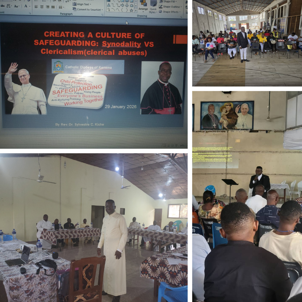 Fr. Sylvestre during his activities in Sierra Leone