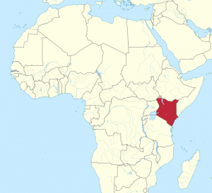 Kenya map